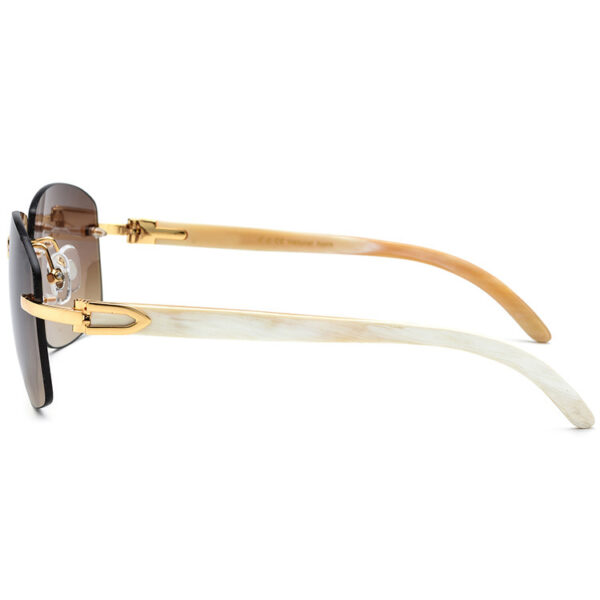 Bulk Wholesale Designer Buffalo Horn Sunglasses - 4189705 - Image 3