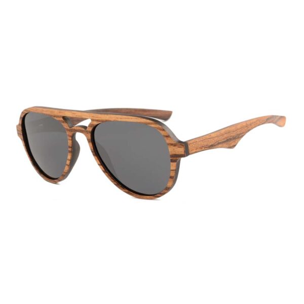 Wholesale Designer Wood Sunglasses - WS101 - Image 4