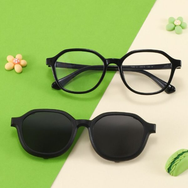 Wholesale Polarized Clip on Sunglasses for Children's Glasses - JC7360