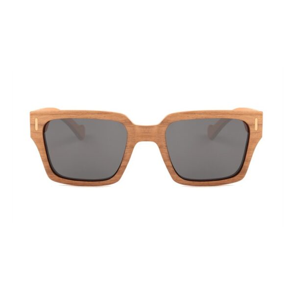 Bulk Wholesale Fashion Wood Sunglasses - WS411 - Image 2