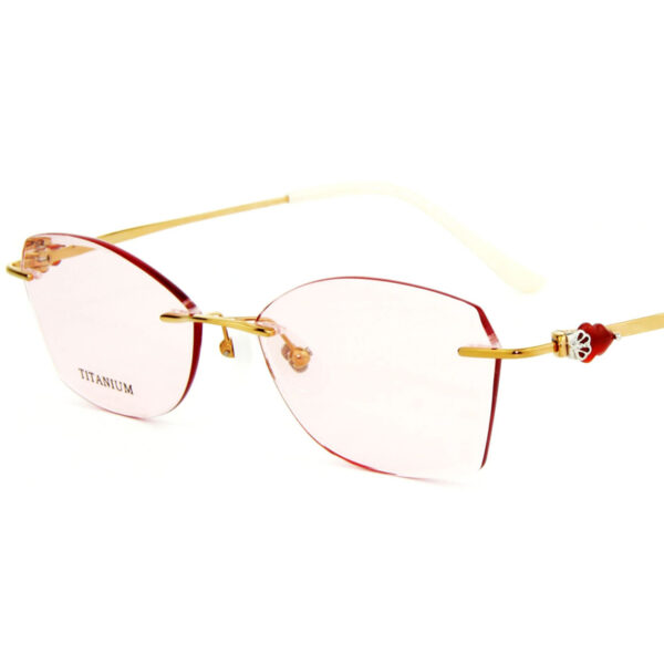 Wholesale Luxury Natural Jade Titanium Eyeglasses - 9822