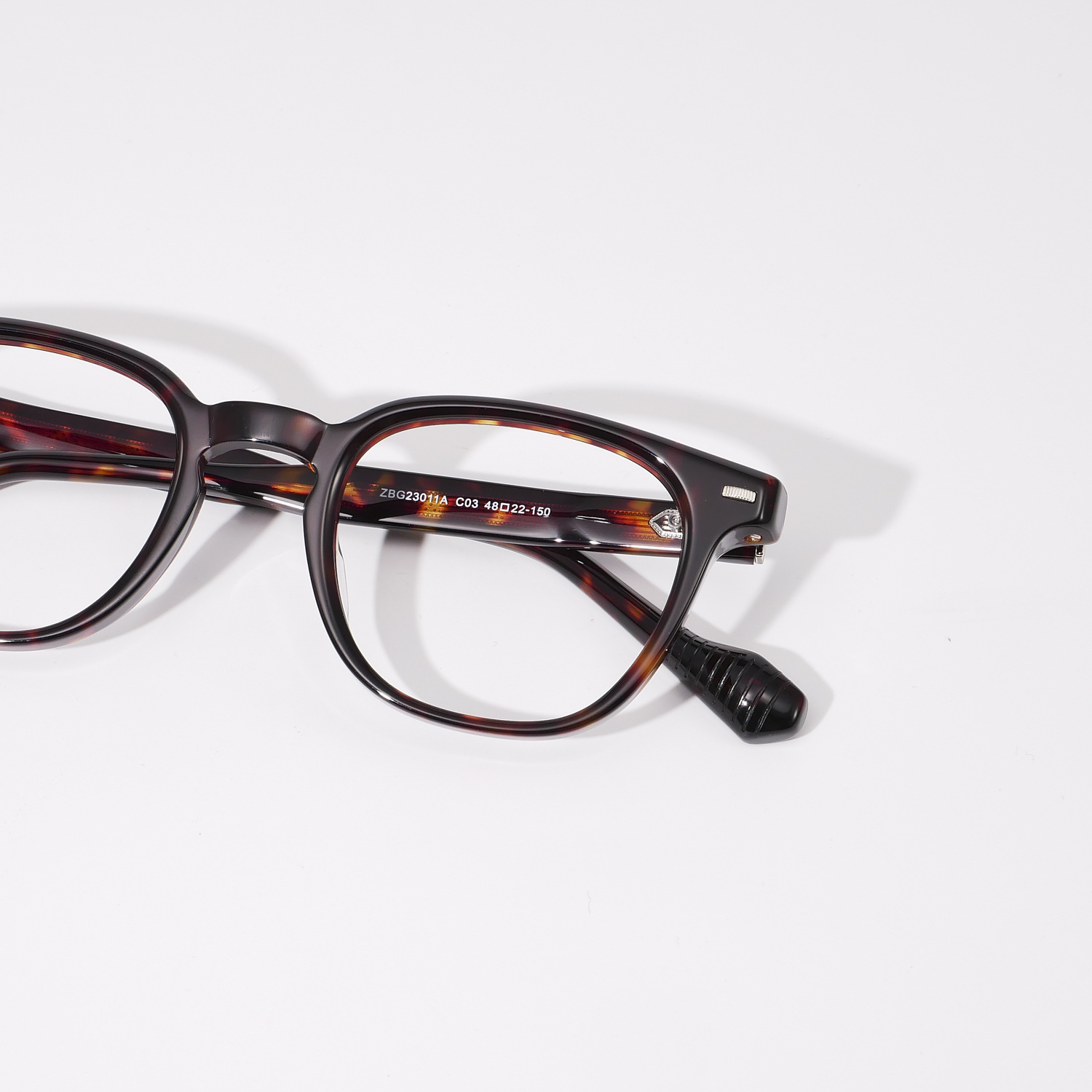 designer-acetate-eyewear-frame-classic-round-oem-factory V23011 - Image 4