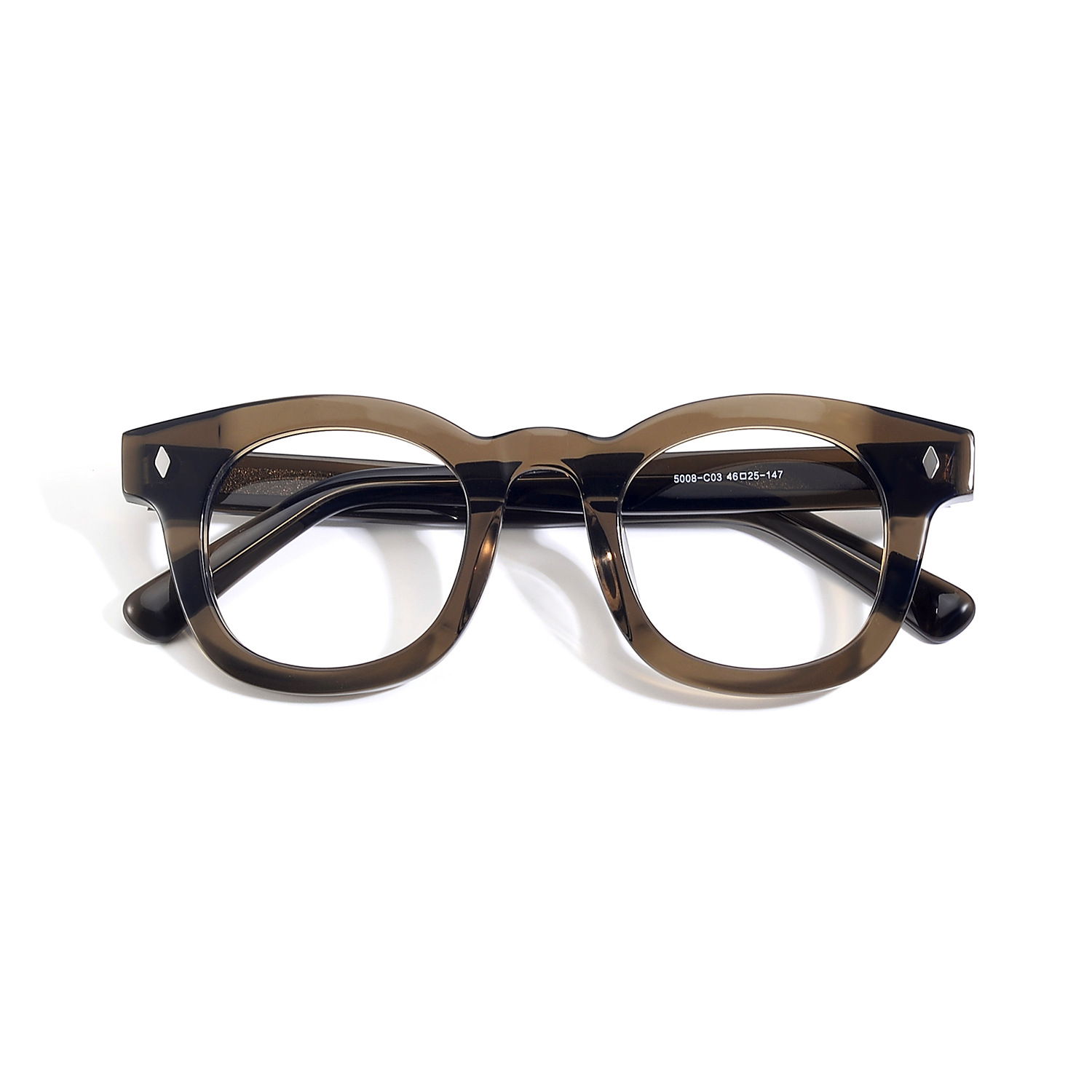japanese-retro-acetate-eyeglass-frame-b2b supplier V5008 - Image 6