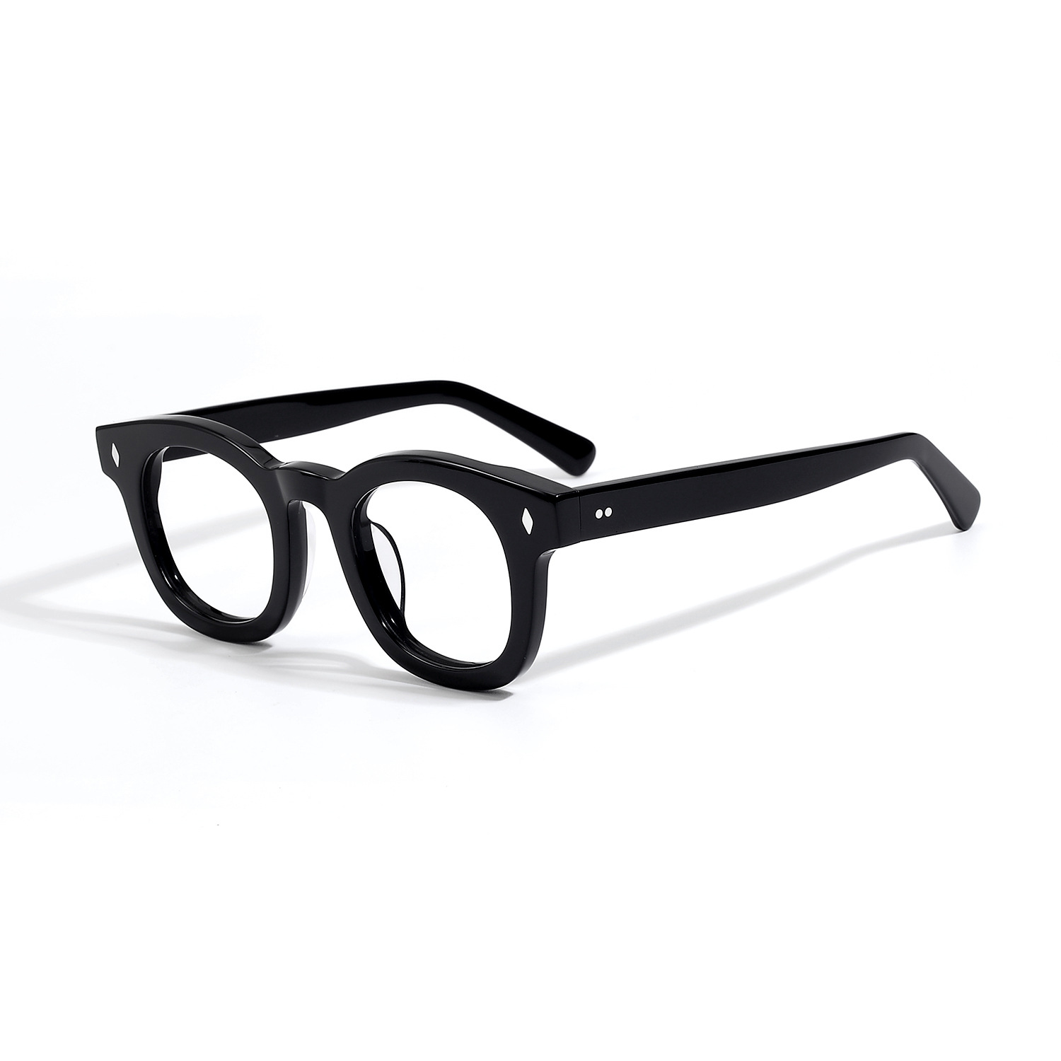 japanese-retro-acetate-eyeglass-frame-b2b supplier V5008 - Image 7