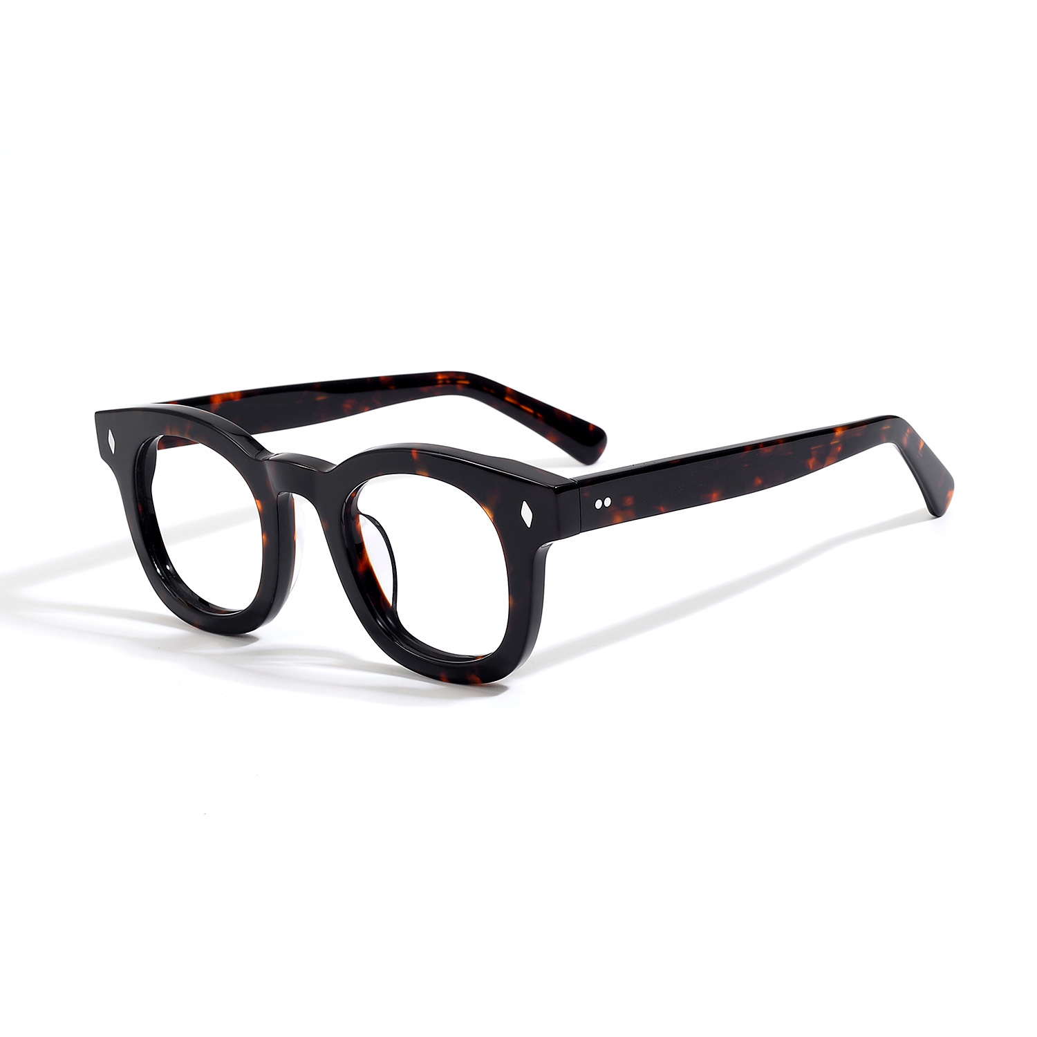japanese-retro-acetate-eyeglass-frame-b2b supplier V5008 - Image 8