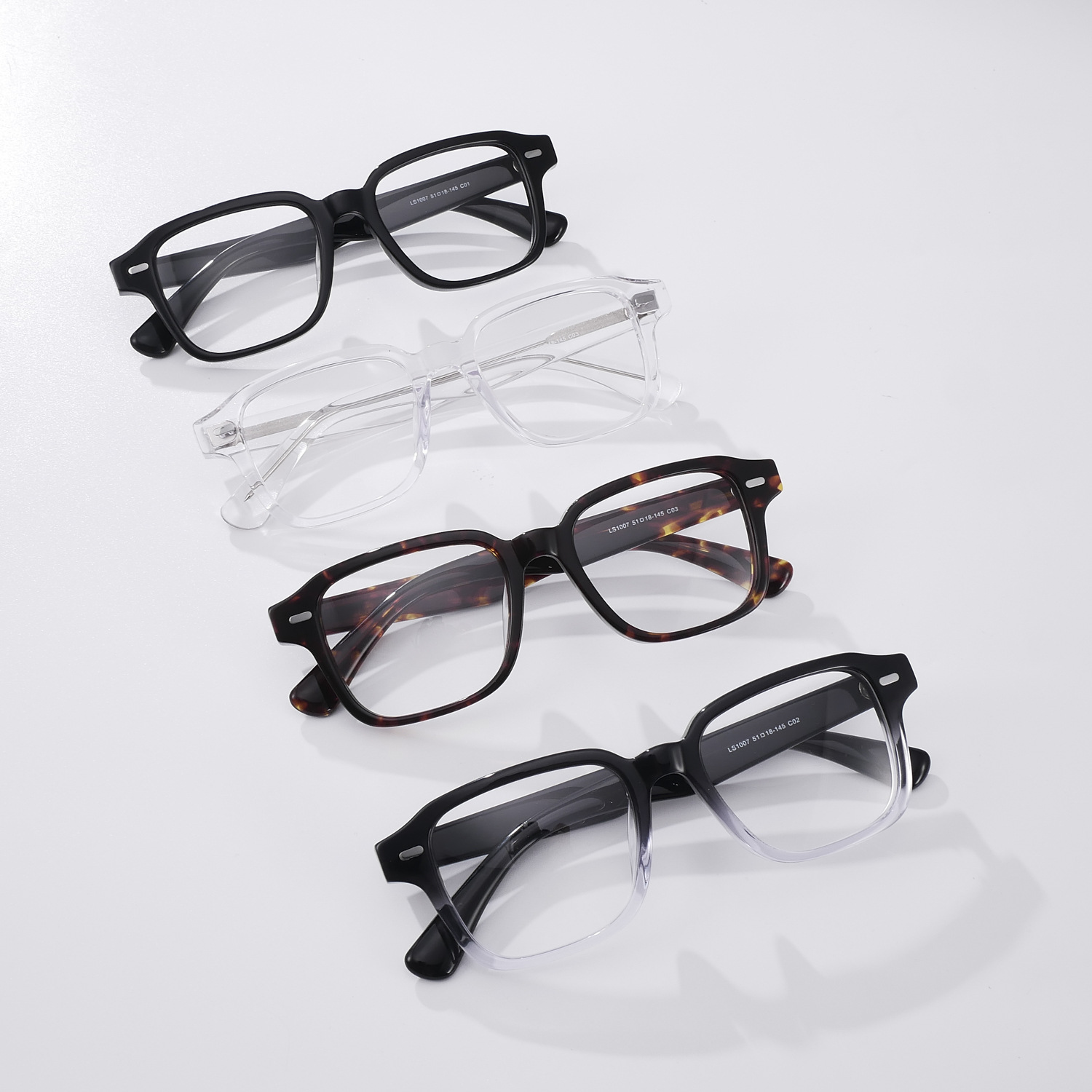 etro-acetate-eyeglass-frame-round-private-labe-supplier V1007 - Image 3