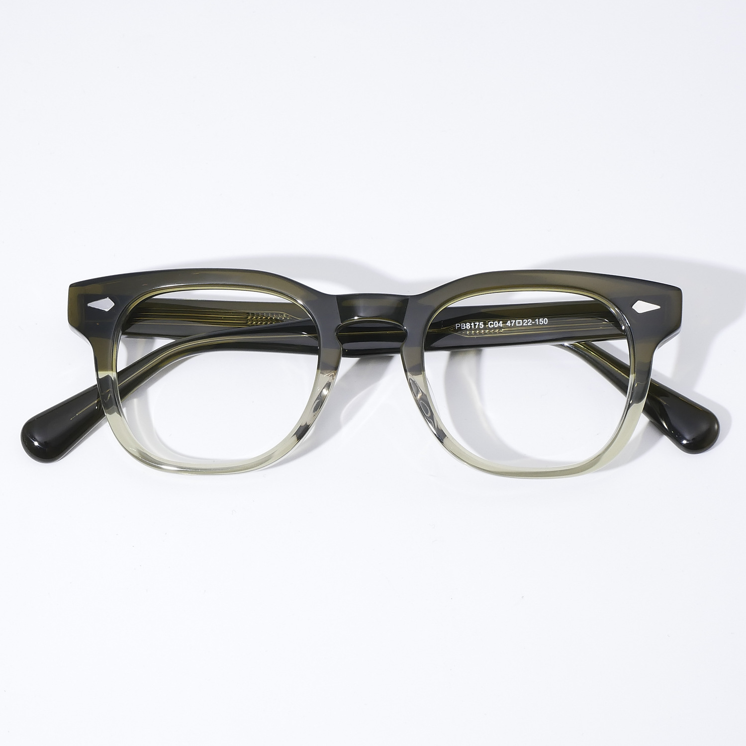 retro-acetate-eyeglass-frame-small-round-japanese-look-oem V8175 - Image 8