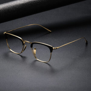 titanium-optical-frames-classic-eyebrow-retro-wholesale E1112