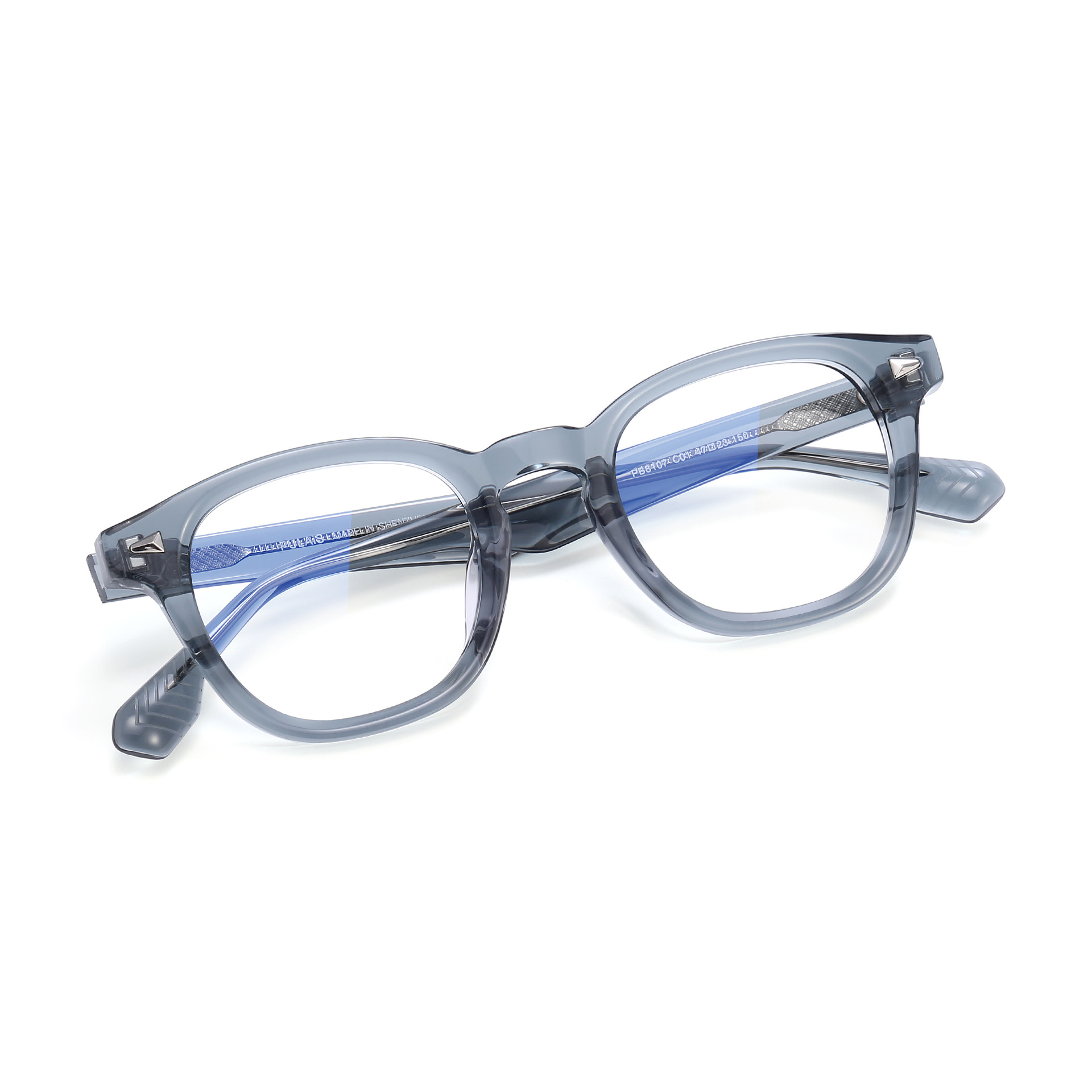 vintage-acetate-eyeglass-frame-round-oem-factory V8106 - Image 5