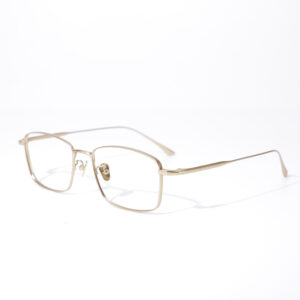 business-titanium-myopia-frames-gold-rim-men-ultralight-oem-factory V1256