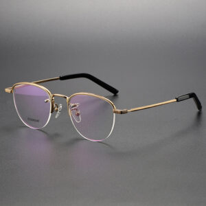 business-style-semi-rimless-titanium-eyeglass-frames-men-wholesale  O-50T