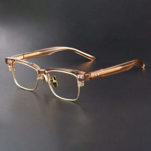 designer-titanium-eyeglass-frames-acetate-rim-round-style-supplier M-93