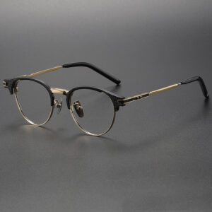 vintage-titanium-eyeglass-frames-dual-color-ip-plating-bulk-supplier-S-01T