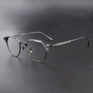 premium-pure-titanium-business-browline-optical-frames manufacturer 73-04