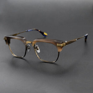 pure-titanium-browline-optical-frames export factory OTW6038