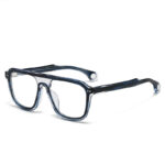 japanese-designer-double-bridge-acetate-aviator-frames factory wholesale BURNHAM