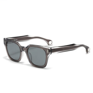 niche-retro-square-acetate-sunglasses export supplier uv-protection KESLING