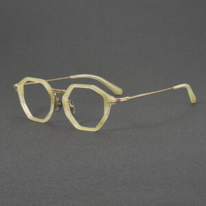 polygon-acetate-titanium-optical-frames manufacturer DTX-448 oversized