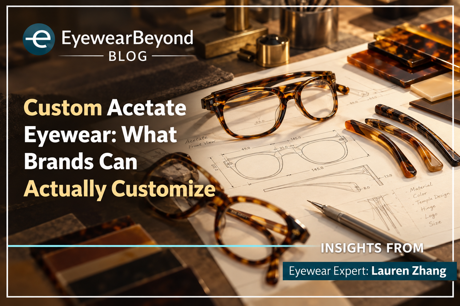Custom Acetate Eyewear: What Brands Can Actually Customize