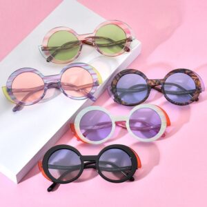 Bulk Circle Acetate Sunglasses - 19354T