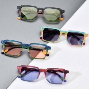OEM Square Acetate Sunglasses - 19287T